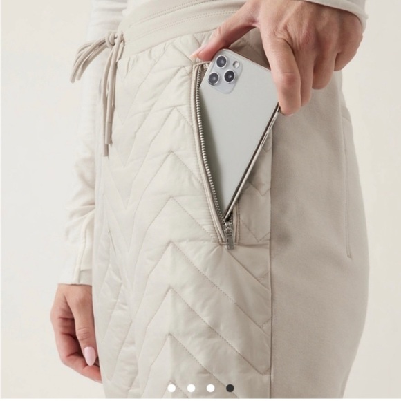 NWT Athleta Apres Ski Down Jogger Abalone Size 6 - Picture 3 of 14